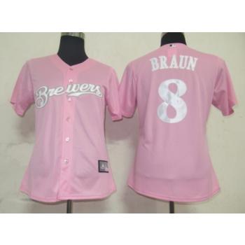 Baltimore Ravens Joe Flacco Pink Women 's Stitched NFL Jersey-35
